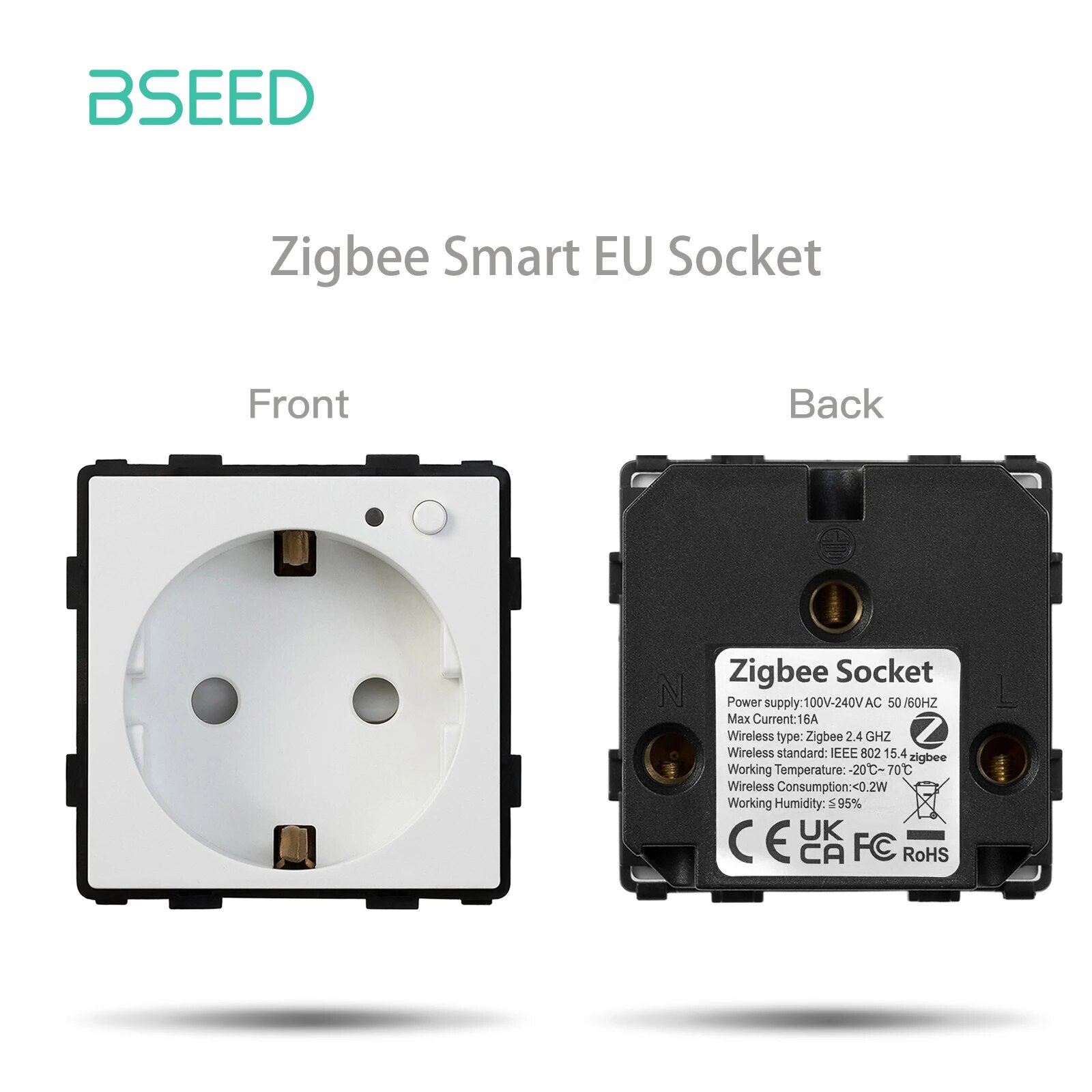 

BSEED Сенсорный выключатель Zigbee для штор