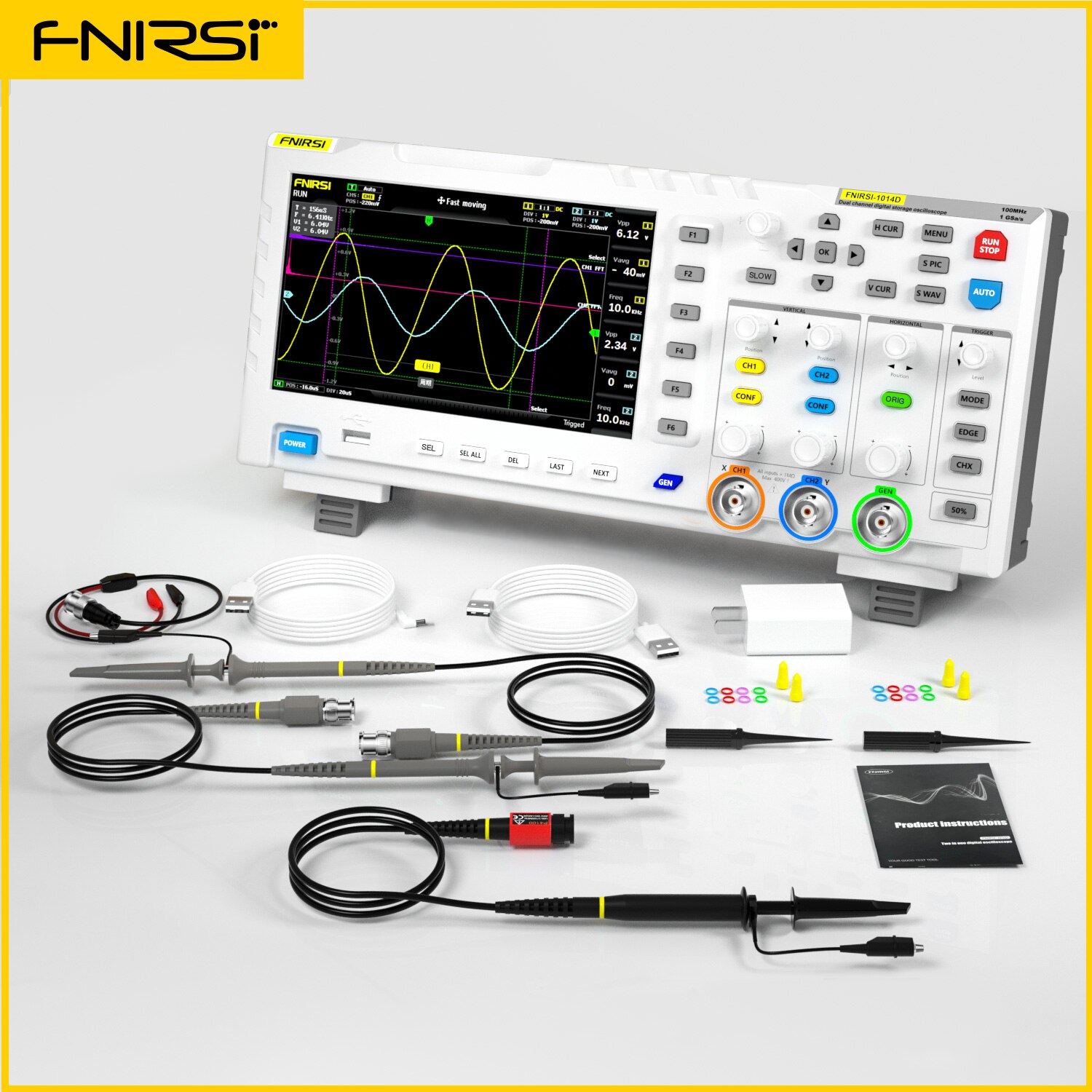 

FNIRSI 1014D мультиметр 400В