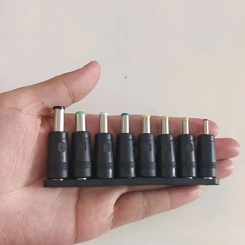 

8 Шт., Адаптер Питания, Розетка 5,5x2,1 Мм, Разъем 6,3, 6,0, 5,5, 4,8, 4,0, 3,5 Мм, Гнездовая Розетка Для Шнура Питания