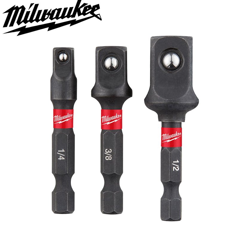 

Milwaukee 48-32-5033 SHOCKWAVE Impact с шестигранным хвостовиком, набор адаптеров для головки, 3 предмета, изготовленные на заказ, легированная сталь, 76, долговечные аксессуары для инструментов