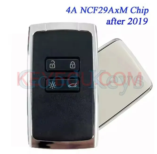 

KEYECU KR5IK4CH-01 433 МГц 4A NCF29xM дистанционный ключ для Renault Kadjar Clio5 Zoe2 Koleos Captur Scenic Megane 2019-2022