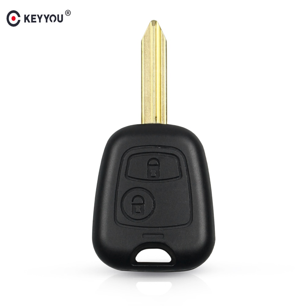 

KEYYOU 2-кнопочный брелок для дистанционного ключа, чехол для автомобильного ключа для Peugeot Partner Expert Boxer SX9, чехол для автомобильного ключа с лезвием