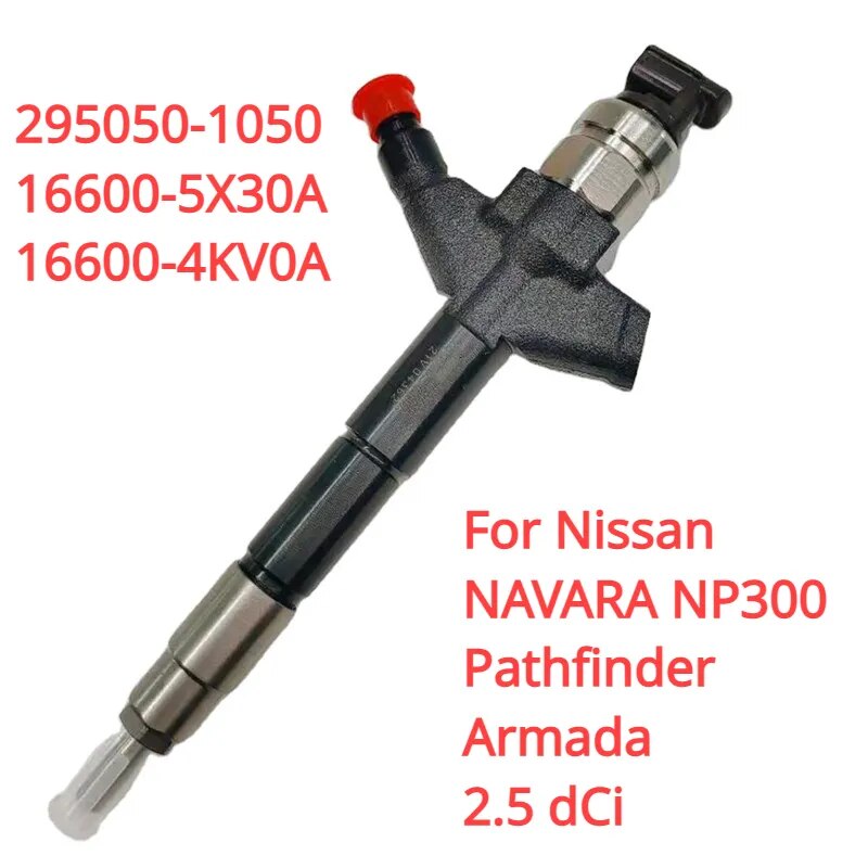 

295050-1050 16600-5X30A 16600-4KV0A новая дизельная Форсунка для Denso Nissan NAVARA NP300 Pathfinder Armada 2,5 dCi