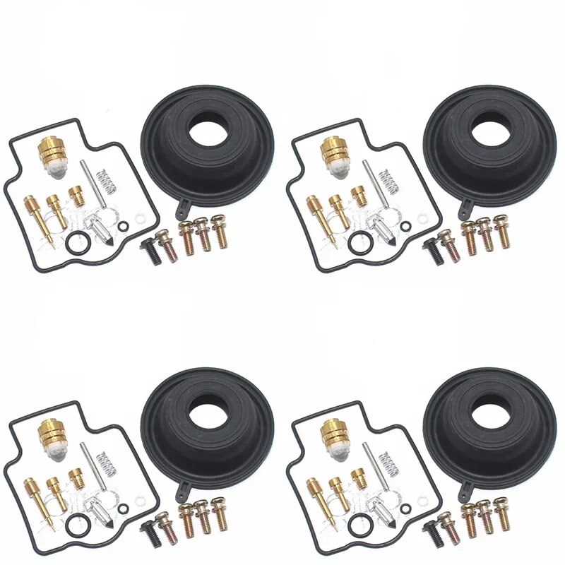 

4 комплекта для ZX400 ZXR400 ZX500 ZZR500 ZX 400 500 ZXR ZZR ремонт мотоциклетного карбюратора плавающая игольчатая мембрана для сиденья