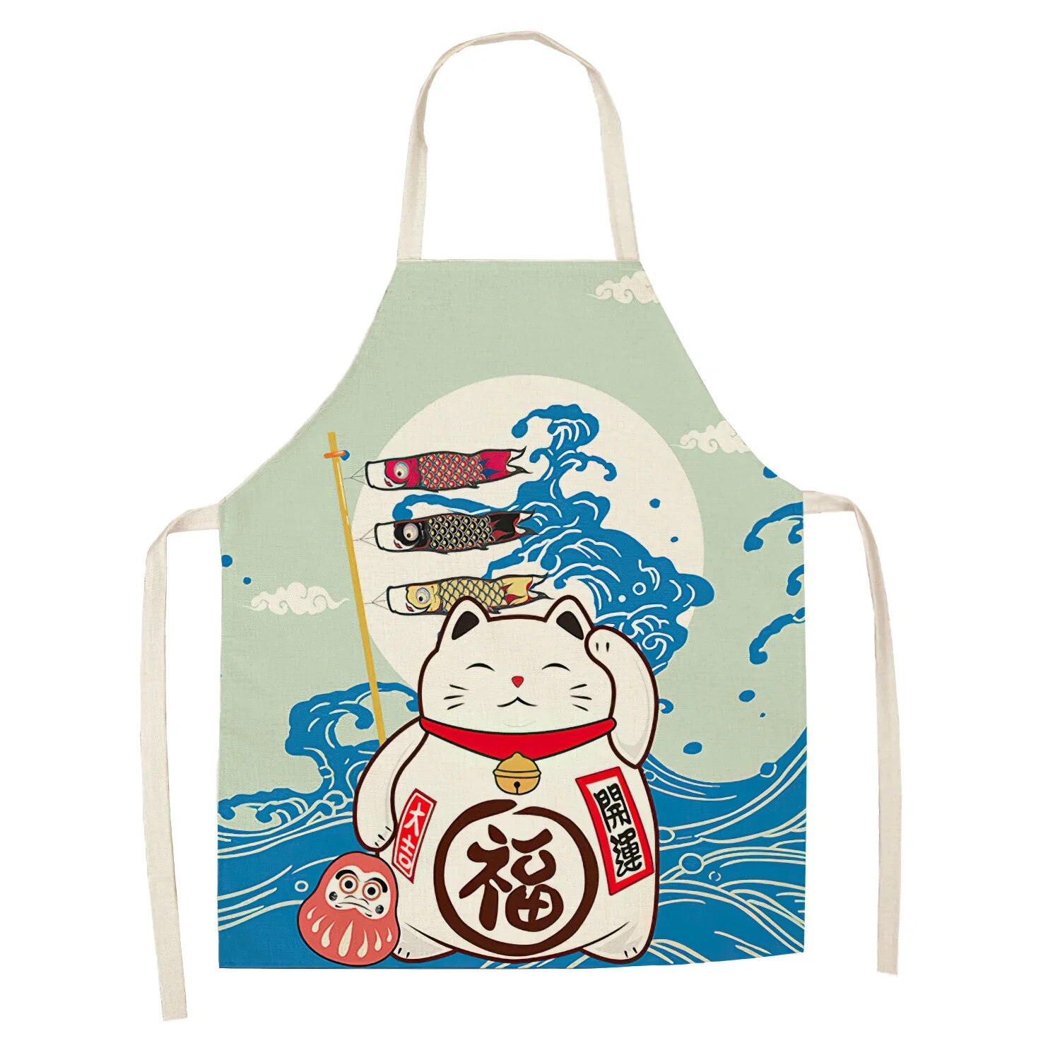 

Хлопковый льняной фартук XINCHEN Lucky Cat