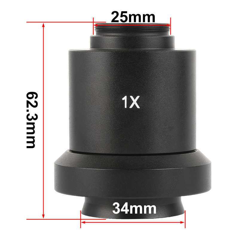 

1X CCD CMOS USB HDMI VGA видеокамера Leica тринокулярный адаптер для микроскопа 34 мм для микроскопов серии Leica DM