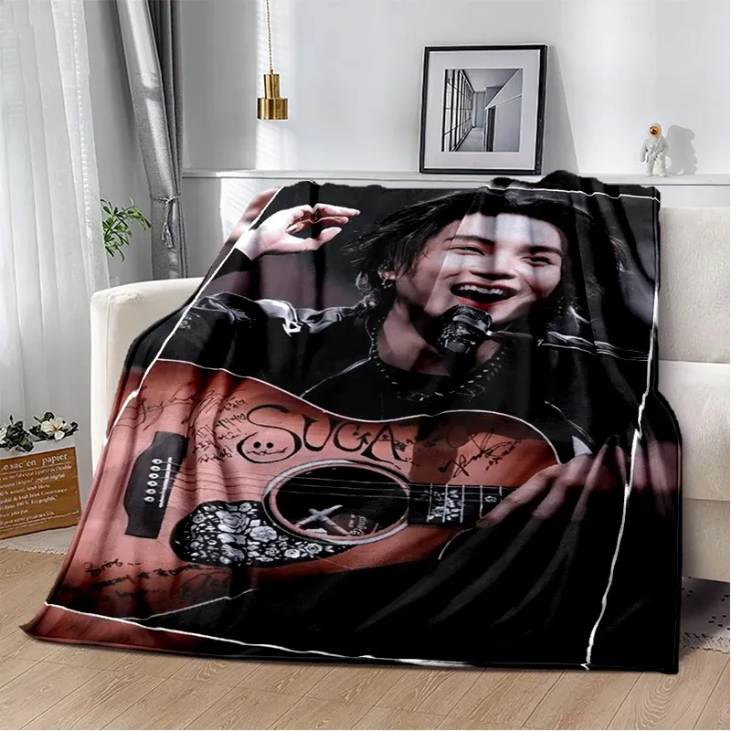

29 стилей, новое одеяло Kpop Kim Tae Hyung V Min Yoon Gi, SUGA, одеяло Agust D, мягкое одеяло для дома, спальни, кровати, дивана, дорожного покрытия для детей
