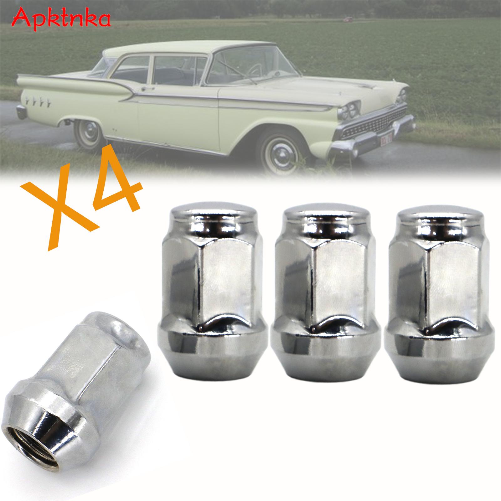 

4X для Jeep Wrangler JK TJ Grand Cherokee Liberty Commander Dodge Nitro Car 1/2 "-20 стальные колесные гайки хромированные автомобильные аксессуары