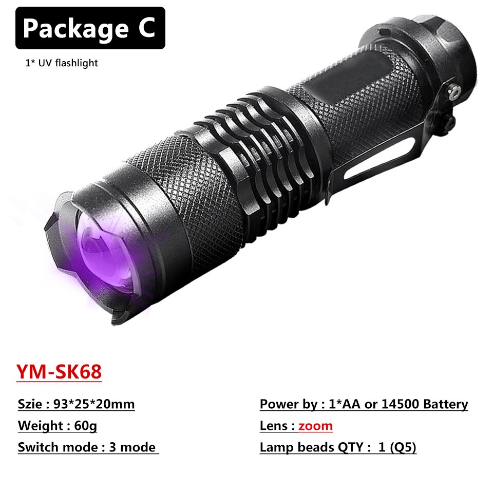 

УФ фонарик Litwod 395