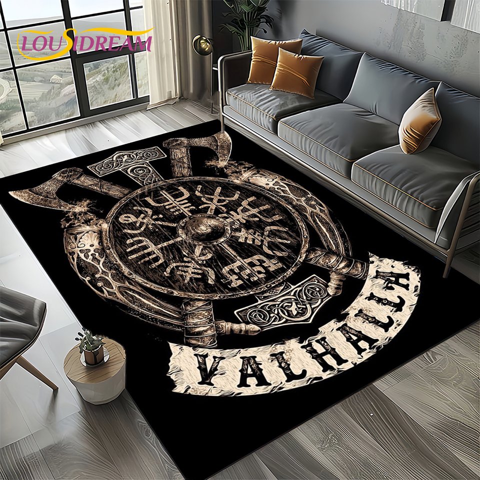 

Ковёр LOUSIDREAM Odin Viking Symbol Valknut Nordic Valhalla