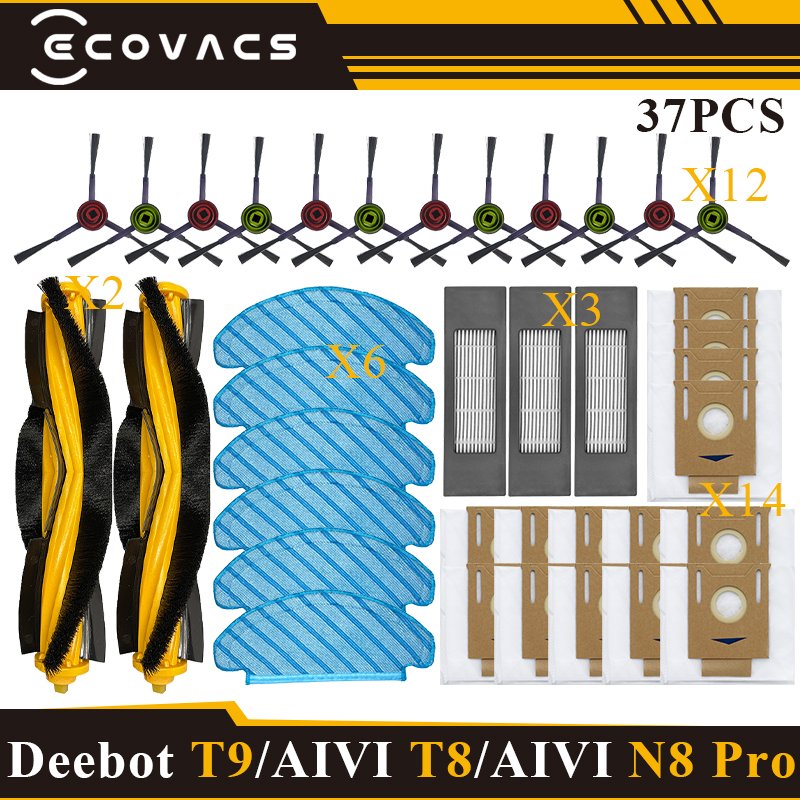 

Аксессуары для роботов-пылесосов ECOVACS Deebot T8