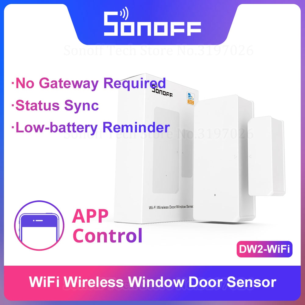 

SONOFF DW2-WiFi датчик двери/окна