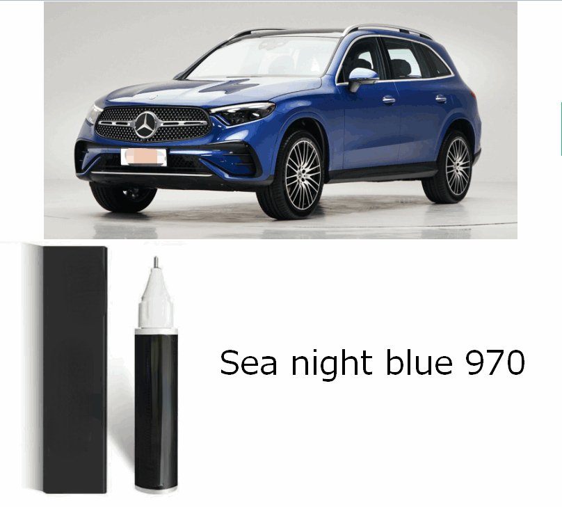 

Подходит для ремонта ручки для ретуши Mercedes-Benz, царапин 970, драгоценного камня, синего цвета 624, сапфирового синего цвета 890 970 890, джинсового синего цвета 667