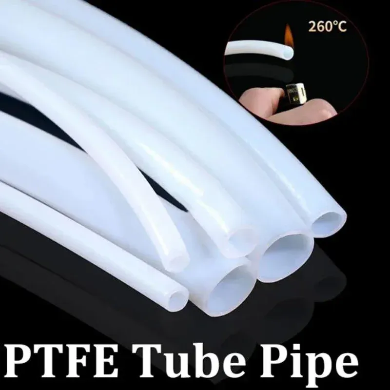 

PTFE гибкая трубка белая 1 м