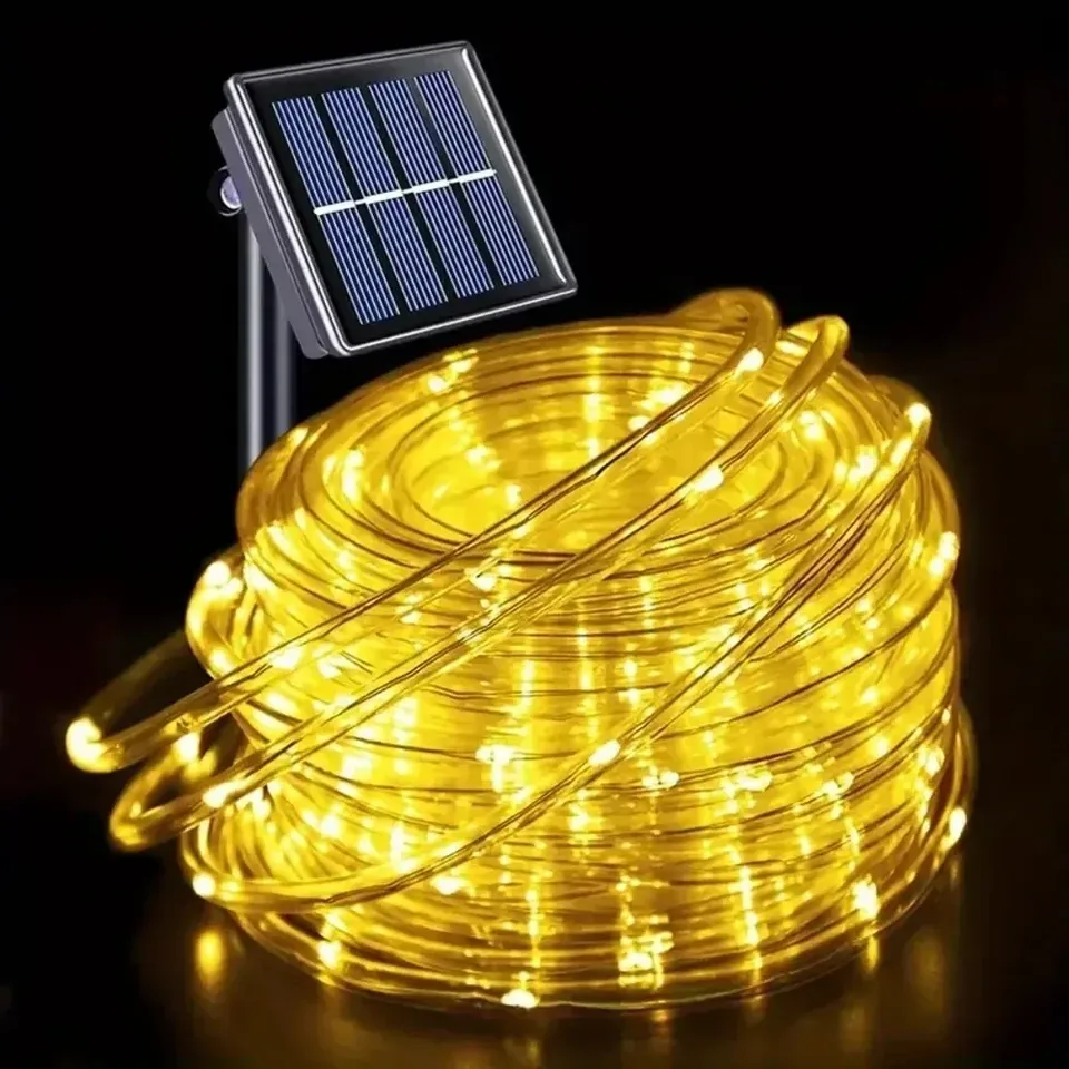 

Солнечная светодиодная гирлянда OKAL RED EAST 12+2 м 100 LED