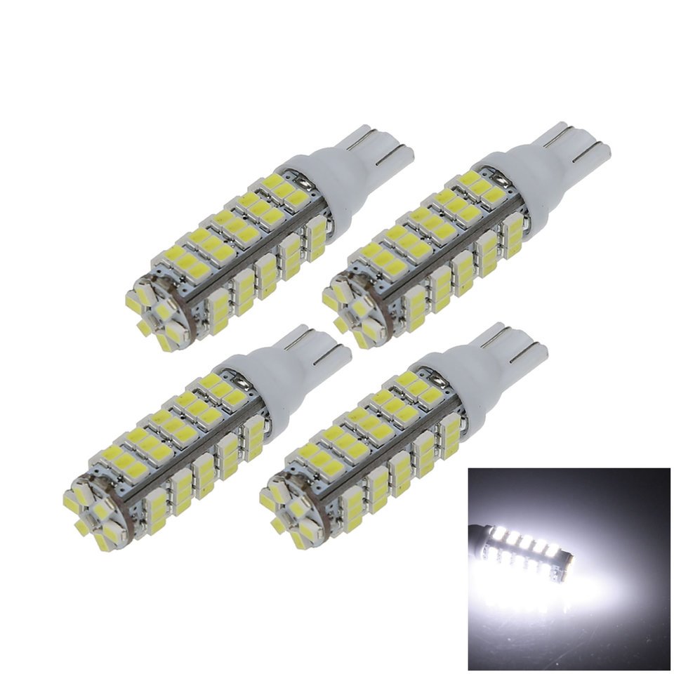 

4 шт., белые Угловые лампы для чтения RV T10 W5W