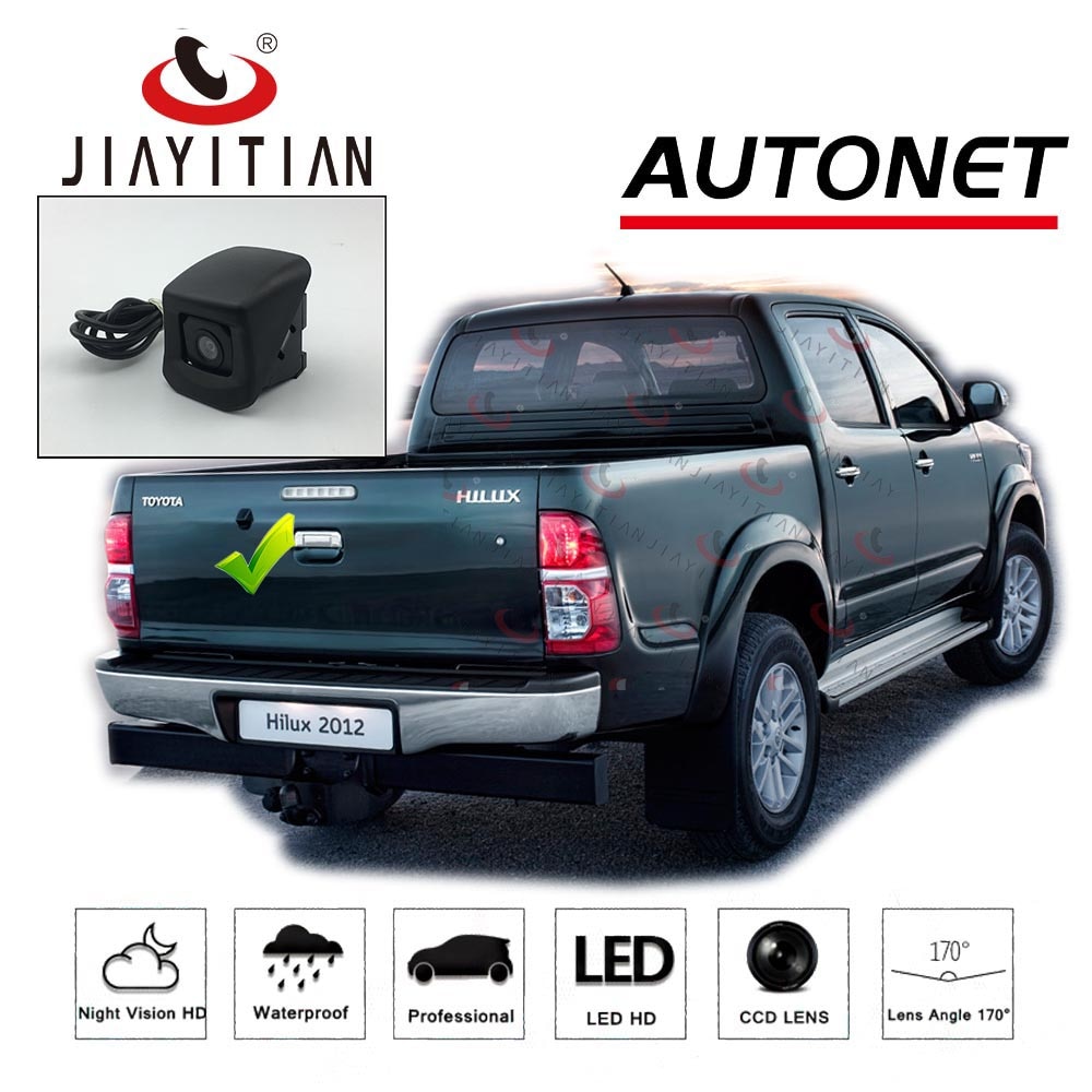

Камера заднего вида JIAYITIAN для Toyota Hilux 2010 2011 2012 2013 2014 2015 2016 2017, парковочная камера/ночное видение/CCD/камера резервного копирования
