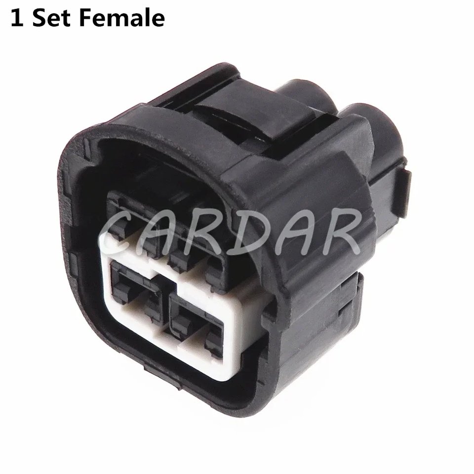 

1 комплект 4-контактных автомобильных запасных частей серии 4,8, мужская и женская розетка для проводки вентилятора 7282-7043-30 7283-7043-30 MG 641744 -5