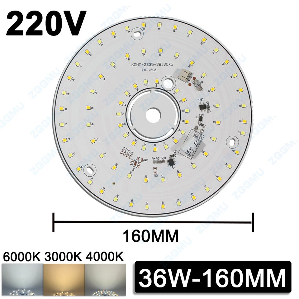 

Светодиодная плата NoEnName_Null ZQ-220V 6-48Вт 3-цветная