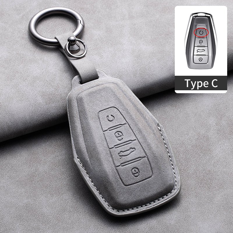 

Кожаный чехол для автомобильного ключа Geely Coolray X6 Emgrand Global Hawk GX7 для Geely Atlas Boyue NL3 X7 EX7 Emgrand Kulrey GT GC9