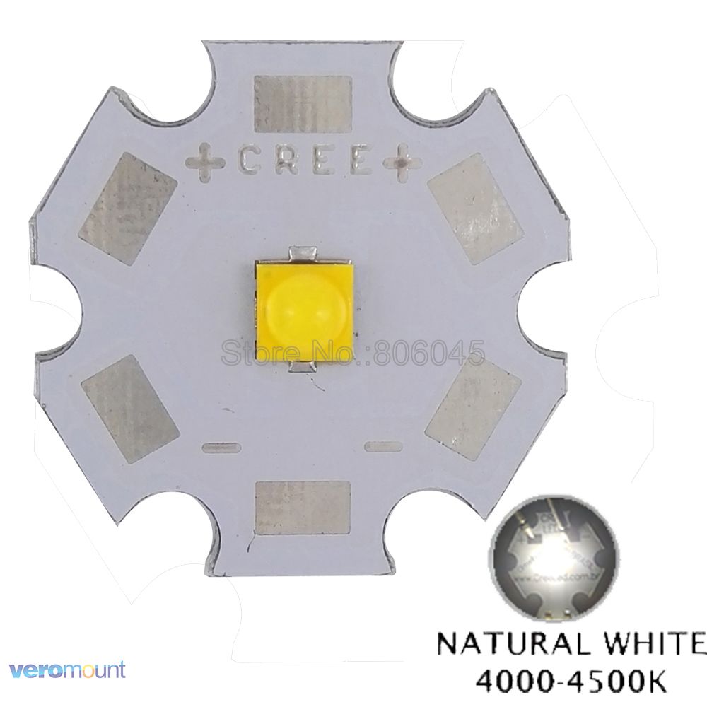 

Светодиоды CREE XT-E 20 шт., теплый/нейтральный/холодный белый/синий