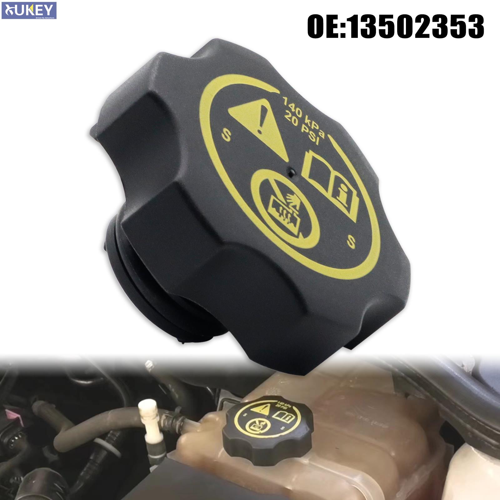 

Крышка бака охлаждающей жидкости для Buick Regal Ecelle Encore Malibu Chevrolet Captiva Cruze Spark Trax Saab, удаление расширительной головки 13502353