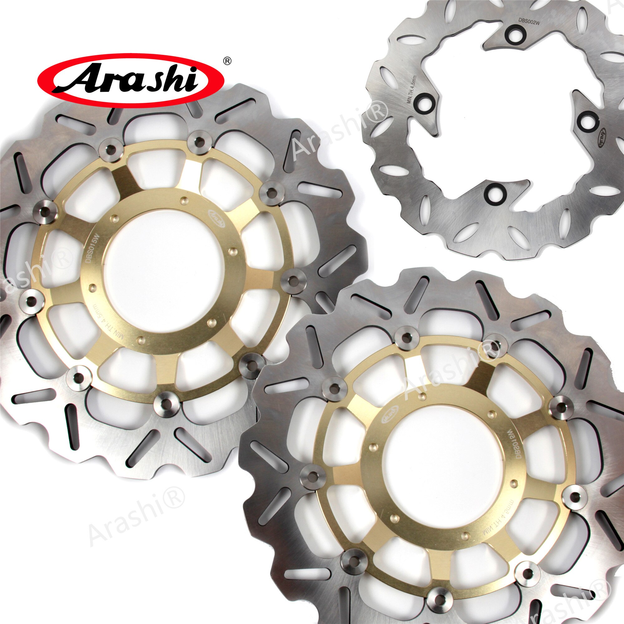

ARASHI тормозной диск для HONDA CBR1000RR 2004 2005 CBR 1000 RR Передние Задние тормозные диски роторы CNC алюминий 1000RR