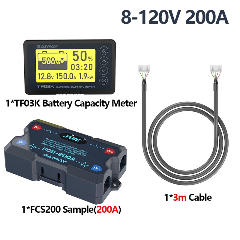 

TELEHILL TF03K Кулометр аккумуляторов 8-120В 200A