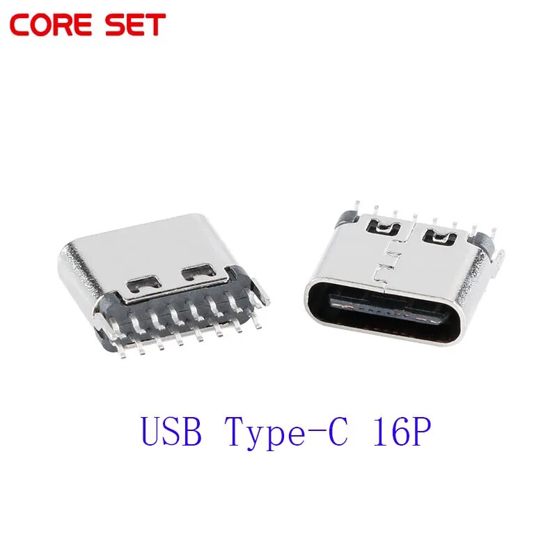 

USB разъемы CORE SET 16P Female Socket Connector