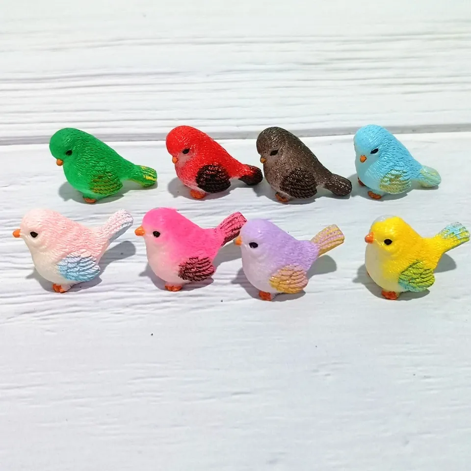 

Миниатюрные фигурки птиц из смолы