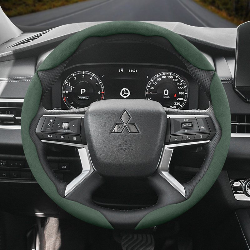 

Защелкивающийся чехол на руль Mitsubishi, подходит для l200 outlander xl 3 lancer 10 9 grandis pajero 4 tr4 asx space star
