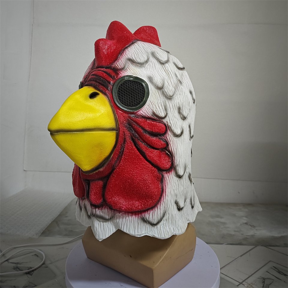 

Майами Ричард Куриная Маска Косплей Игра Веселые Головные Уборы С Животными Белая Куриная Маска Реквизит На Хэллоуин Сумасшед...