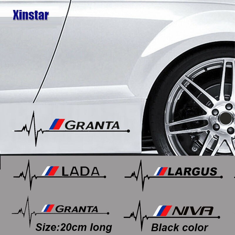 

2X наклейка на кузов автомобиля для Lada Vesta Xray Largus Granta NIVA