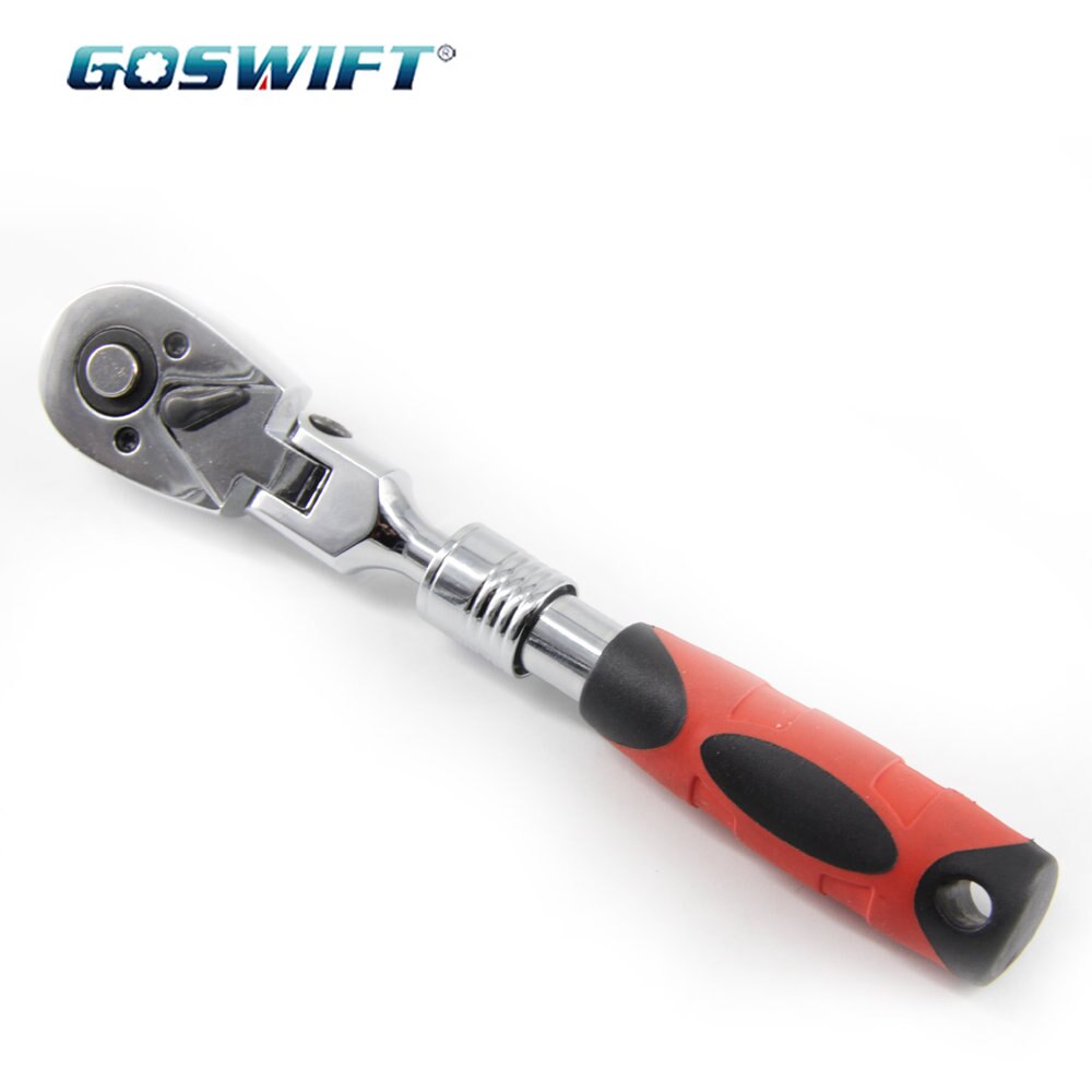 

GOSWIFT Ключ с трещоткой 1/4 дюйма хромованадиевая сталь