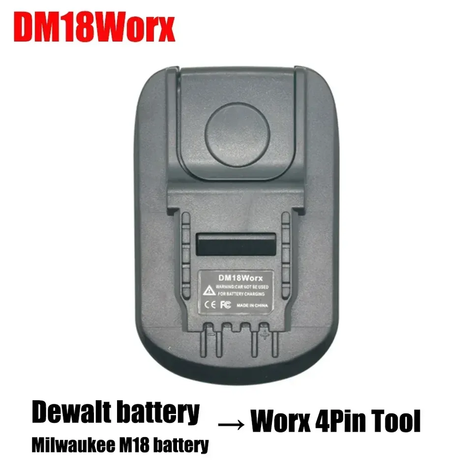 

Для Makita Bosch Dewalt Milwaukee 18 В литий-ионный аккумулятор для Worx 4-контактный аккумуляторный инструмент MT18WORX DM18WORX BS18WORX адаптер аккумулятора