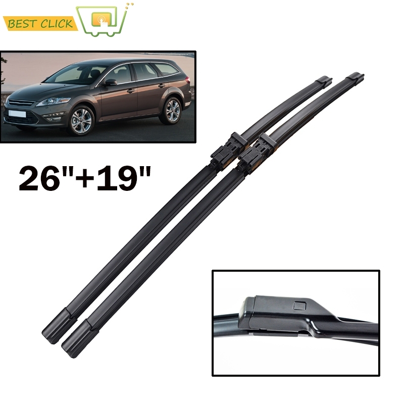 

Misima 26 "+ 19" щетки стеклоочистителя лобового стекла для Ford Mondeo 4 передний стеклоочиститель 2007 2008 2009 2010 2011 2012 2013 2014