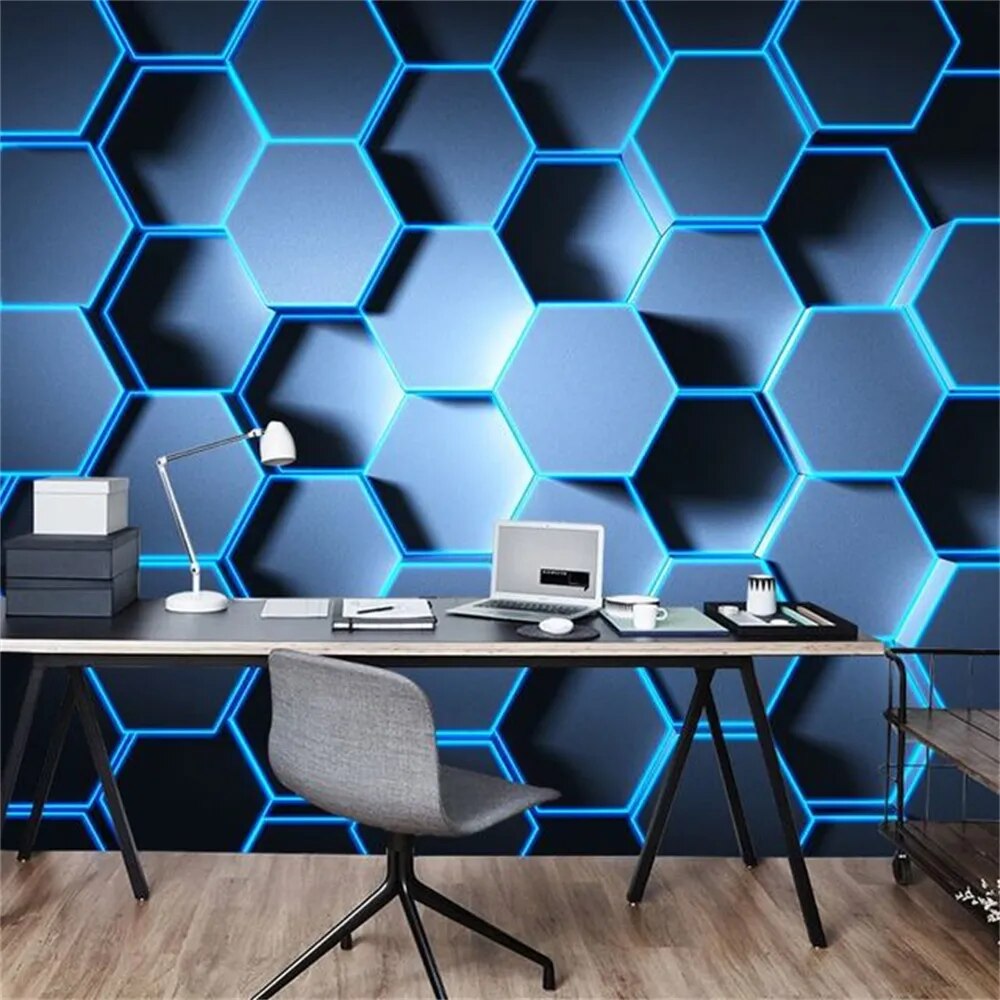 

Текстильные обои Beibehang шелковые 3D геометрические