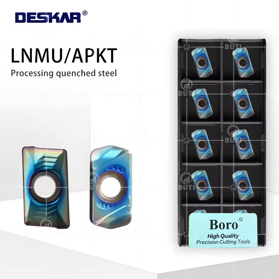 

DESKAR 100% оригинал LNMU0303ZER-MJ TF618 APKT 160408 -HM TF618 Токарный станок с ЧПУ из твердой стали Режущие инструменты Детали Токарные инструменты и вставки