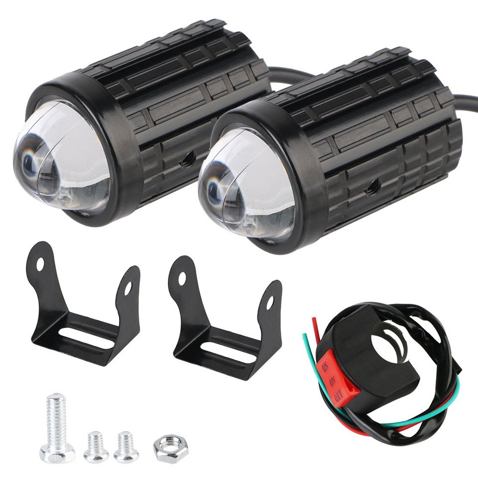 

Супер яркая фара Explorers, двухцветная мотоциклетная светодиодная фара 8-80 В, прожектор, автомобильная водонепроницаемая противотуманная фара, рабочая лампа 8-80 В