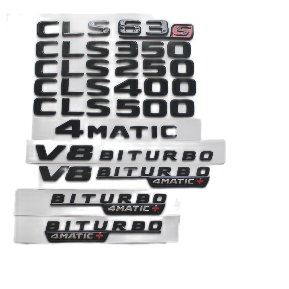

Глянцевый черный для Mercedes Benz C218 X218 W218 CLS63 CLS53 AMG CLS350 CLS220 CLS400 CLS500 4matic эмблемы для багажника