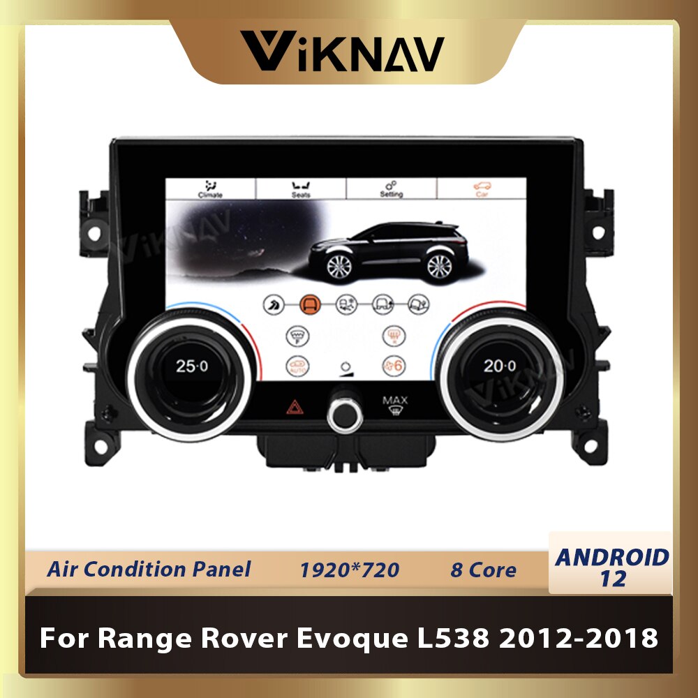 

Android 12 для Range Rover Evoque L538 2012-2018 автомобильный радиоприемник стерео сменный GPS мультимедийный фанер с панелью переменного тока климат-контроль