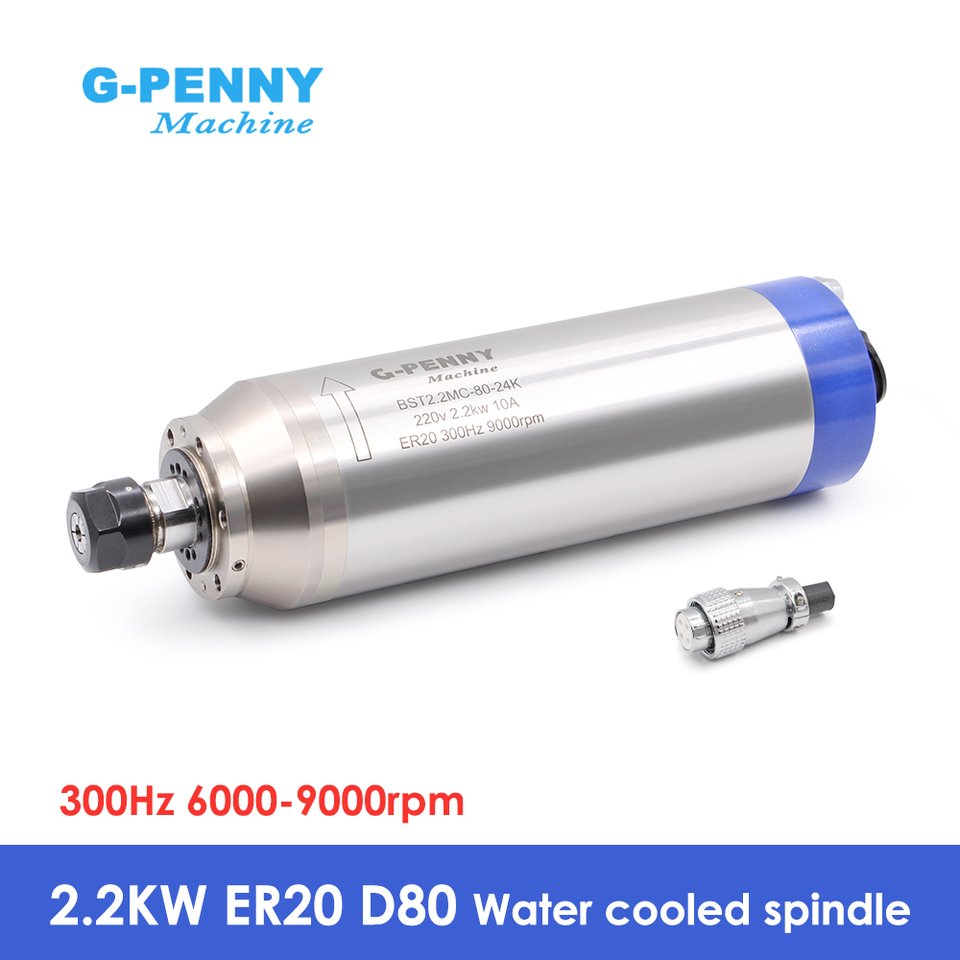 

G-PENNY 2.2KW ER20 D80 водяное охлаждение шпиндель двигателя