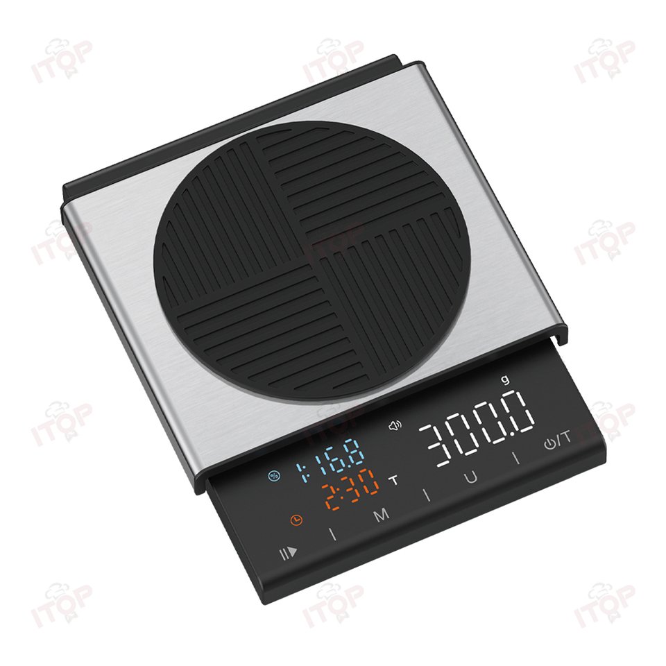

ITOP 2922R Кофейные весы 0,1 г/3 кг Точная функция взвешивания Дисплей соотношения гуаши Автоматическое время наполнения воды