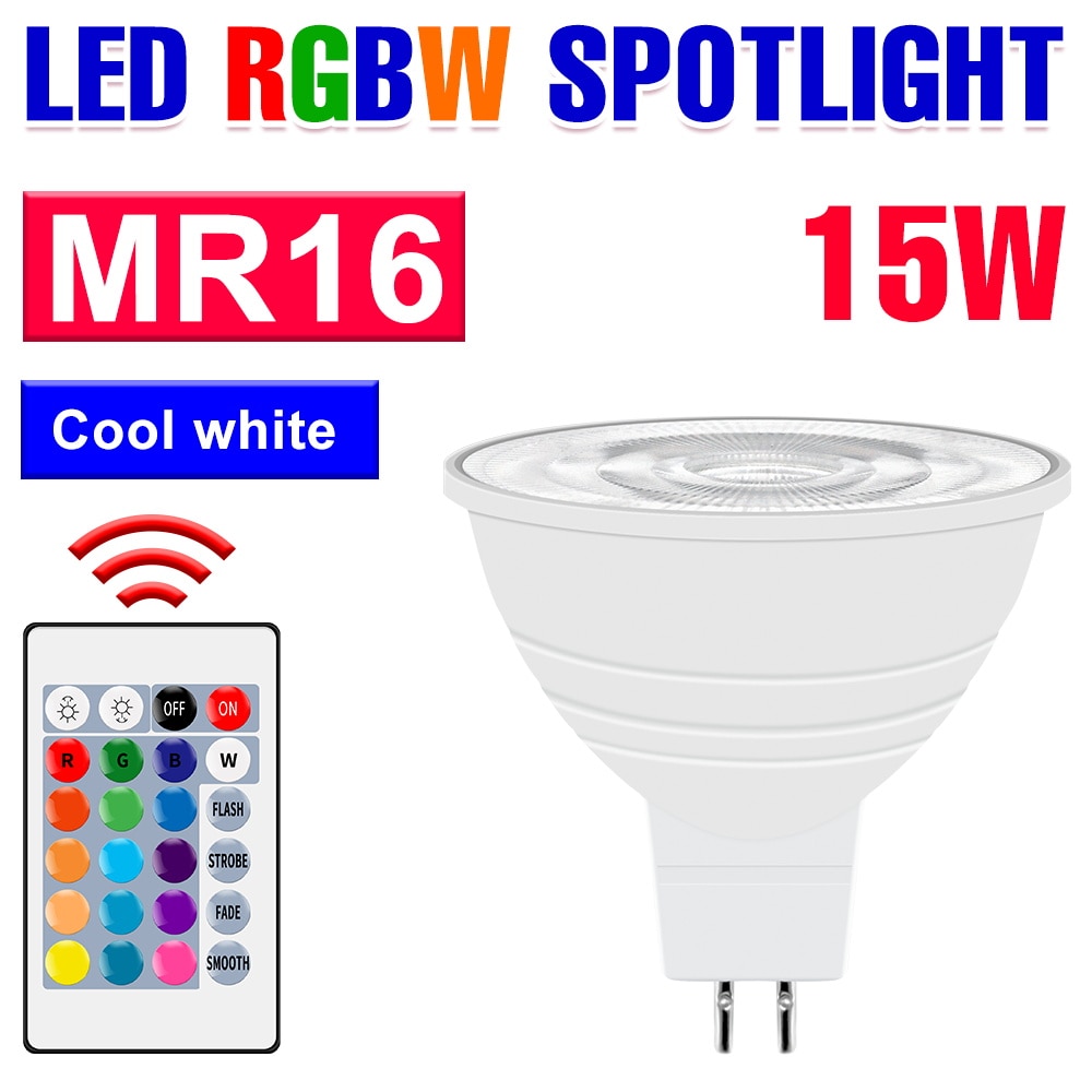 

Светодиодная RGB лампа DuuToo E27