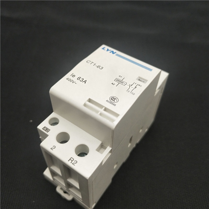

CT1-63 2P 32A 40A 63a 220V 230V ~ 50/60HZ Din rail бытовой модульный контактор переменного тока 2NO 1NO 1NC 2NC