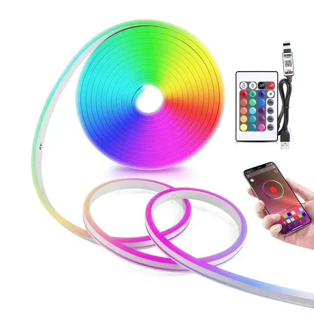 

Светодиодная лента LeiiGeeGo RGB 1-5 м Bluetooth/Wi-Fi