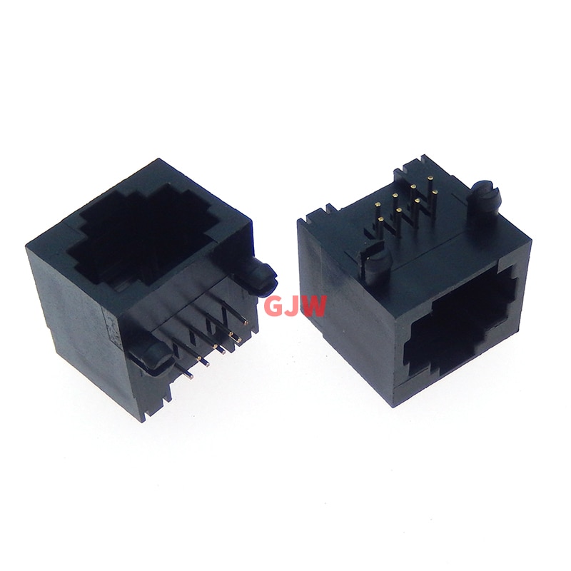 

10 шт., разъёмы RJ45 под прямым углом, 56 8P8C