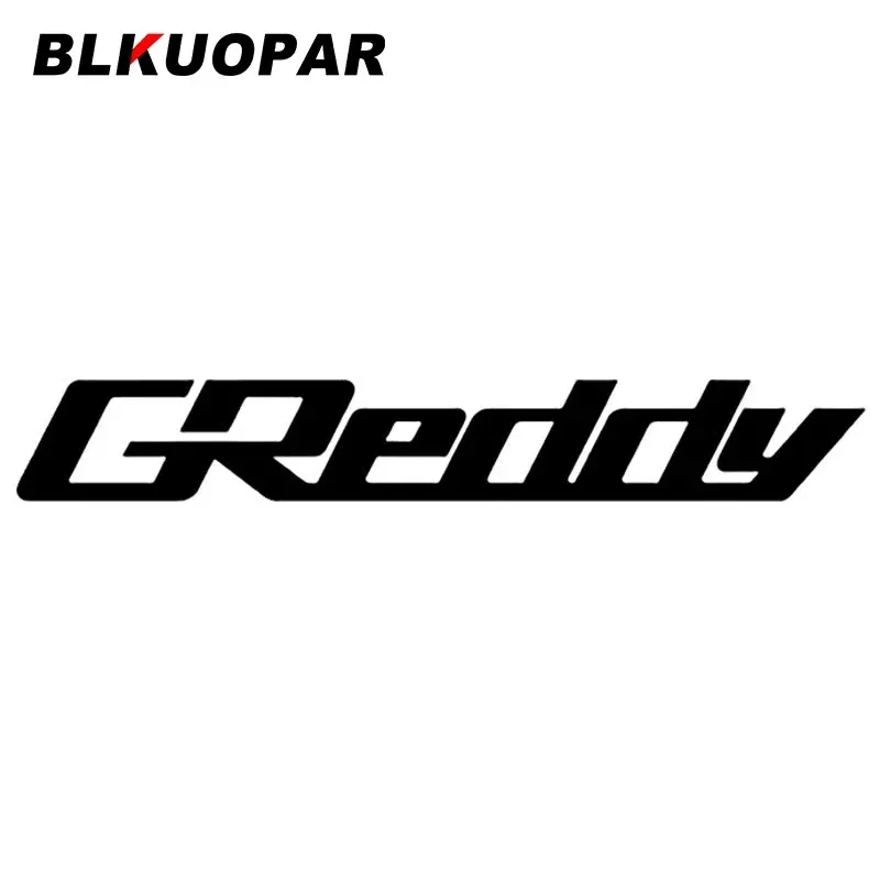 

BLKUOPAR для GREDDY, автомобильные наклейки, индивидуальные солнцезащитные наклейки с защитой от царапин, водонепроницаемые высечки, бампер, автомобильные аксессуары