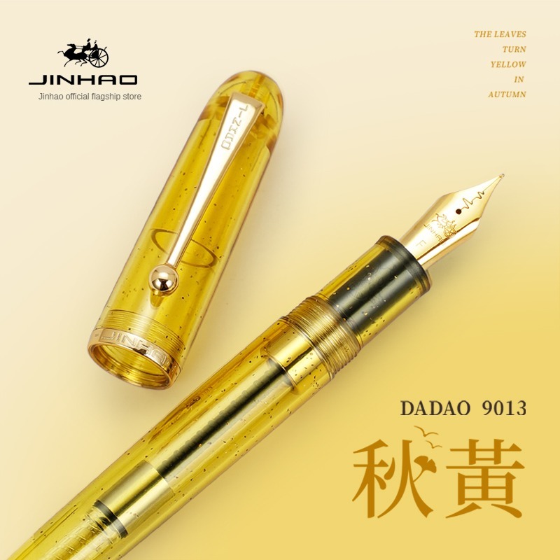 

Перьевая ручка Jinhao 9013 акриловая сердцебиение