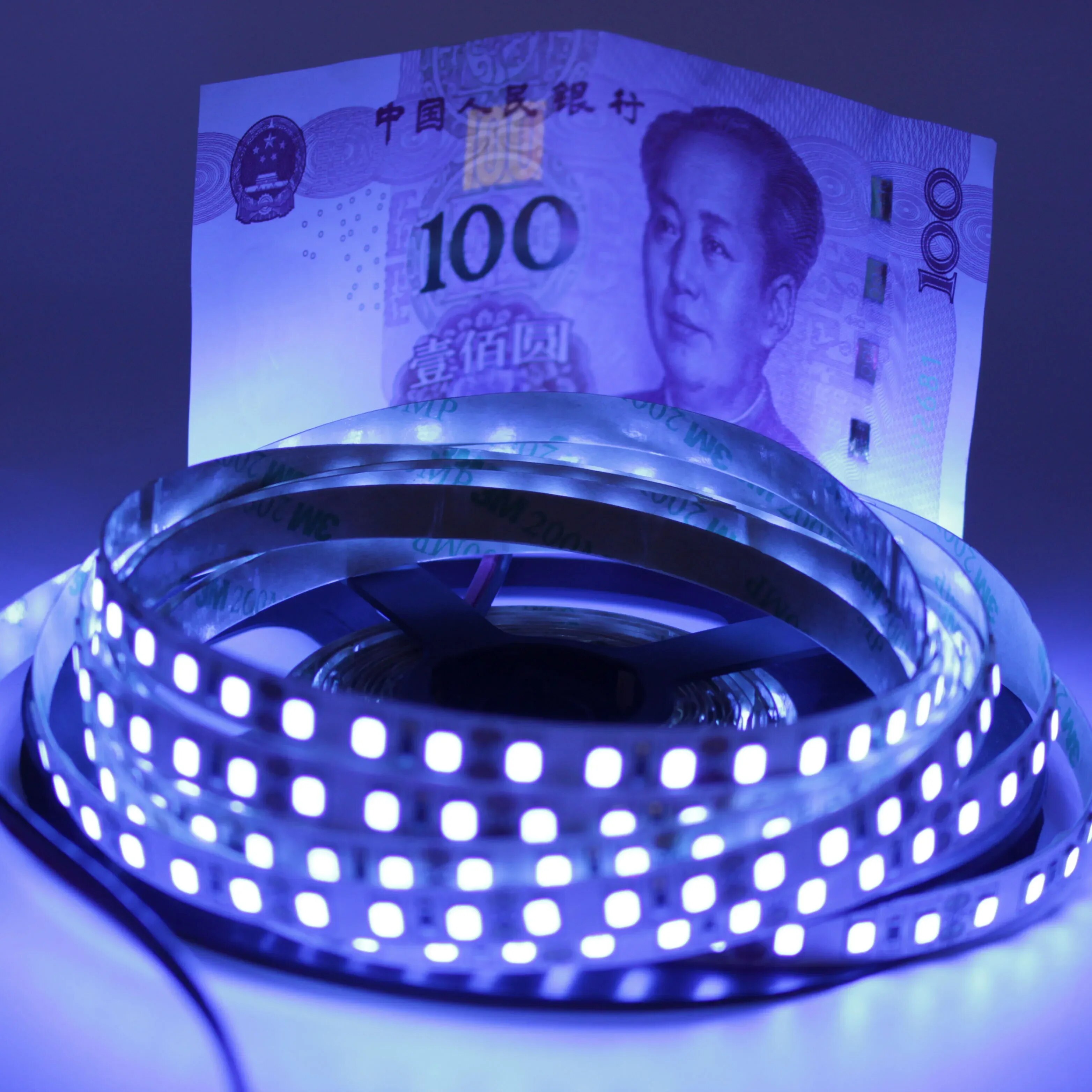 

Taslauk УФ светодиодная лента 395nm 60/120 LEDs/m белая 12В